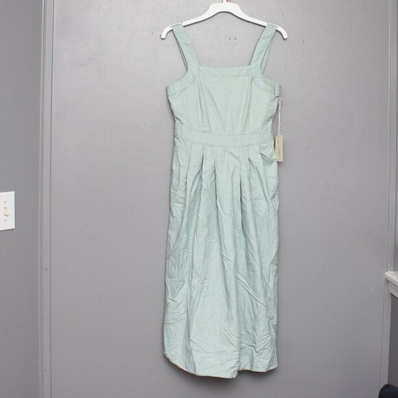 Universal Thread NWT pastel mint cotton spring summer midi dress - Picture 1 of 7